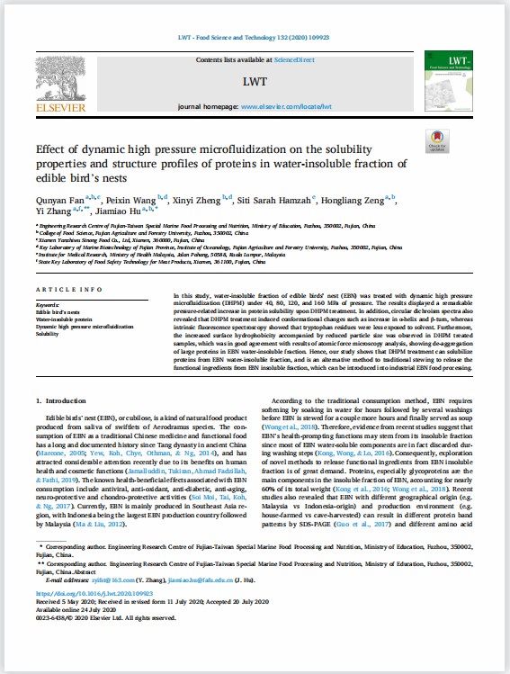 Effect of dynamic high pressur